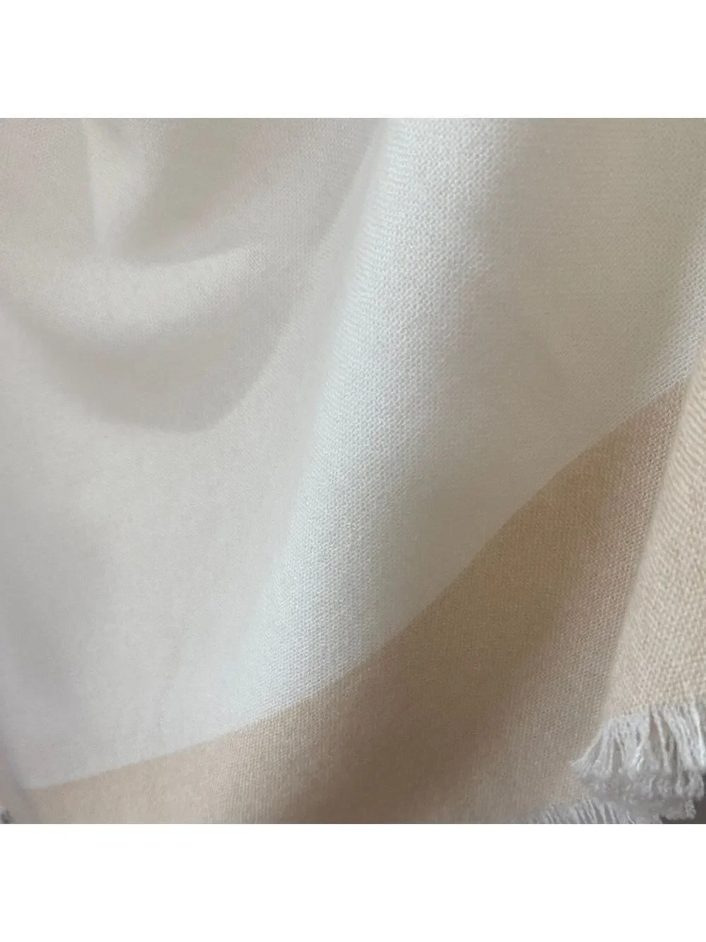 Oversized Scarf/Wrap. Cream & Beige